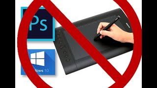 Huion tablet moving Photoshop canvas instead of drawing [upl. by Yeoz314]