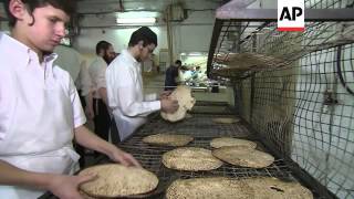 Israelis prepare dishes to celebrate the Jewish passover [upl. by Metabel]