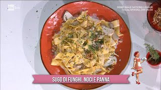 Il sugo di funghi noci e panna  È sempre mezzogiorno 06102021 [upl. by Novello]