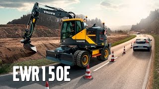 Volvo EWR150E hjulgrävare  lanseringsfilm [upl. by Dier]