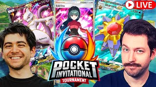 FIRST Pokemon TCG Pocket Invitational TOURNAMENT [upl. by Nomla342]