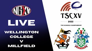 LIVE RUGBY THE SCHOOLS CHAMPIONSHIP  WELLINGTON COLLEGE V MILLFIELD  ROUND 3 [upl. by Hittel]