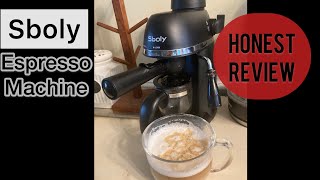 Sboly Espresso Machine Review  Sboly  How to Use Sboly Espresso [upl. by Kaitlynn]