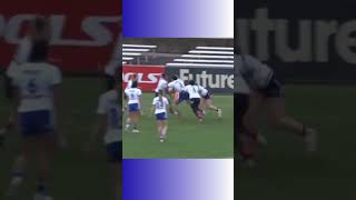 Sarachen Oliver Petone try for Bulldogs in NSW Womens Premiership NRLWahine [upl. by Lozano]