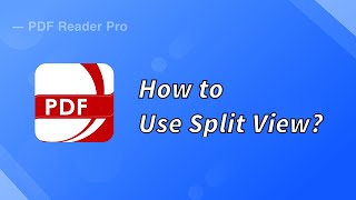 How to Use Split ViewPDFReaderPro [upl. by Dragon]