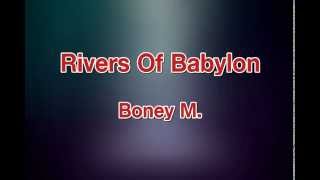 Rivers Of Babylon  Boney M karaoke [upl. by Yanffit]