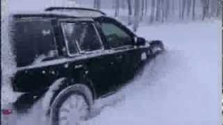 Range Rover vs Freelander in the snow [upl. by Kella]