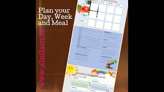 Printable Planners [upl. by Eilyw]