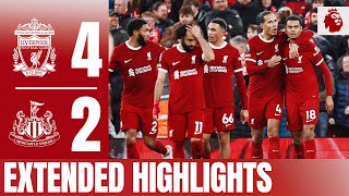 Reds Dominate on New Years Day Liverpool 42 Newcastle  Extended Highlights [upl. by Yznel]