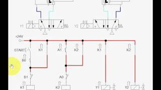 Electro Pneumatic Simple ABA B [upl. by Sedecrem681]