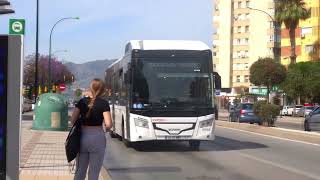 Avanza 5904  Scania K320UB6X2 Castrosúa Magnus H  Avda Velázquez  Porcelonsa Málaga [upl. by Ynnal]