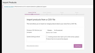 Tutorial  How To Import or Update WooCommerce Products in Bulk With a CSV file [upl. by Terrell]