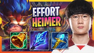 LEARN HOW TO PLAY HEIMERDINGER SUPPORT LIKE A PRO  BRO Effort Plays Heimerdinger Support vs Tahm K [upl. by Hnid703]