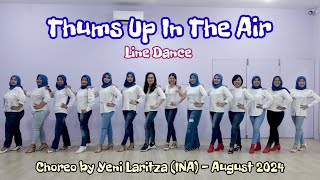 Thumbs Up In The Air Line Dance  Choreo Yeni Laritza  by Melody Line Dance Gombong [upl. by Finnie]