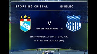 Sporting Cristal Vs Emelec 01  Sudamericana 2023  16F  IDA [upl. by Rumney]