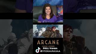 ARCANE Season 2 TRAILER REACTION FULL Video on TikTok [upl. by Shayna]