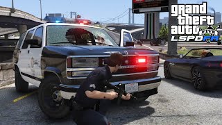 GTA 5 LSPDFR LSPD RETRO LORE FRIENDLY GAMEPLAY [upl. by Vitalis]