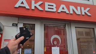 Akbank ATMden İninal Karta Para Yükleme [upl. by Kutzenco]