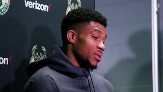 Giannis Antetokounmpo Press Conference  2923 [upl. by Helms]