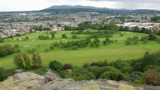 Flying a Brookite Pocket Sled off Arthurs Seat in Edinburgh Scotland [upl. by Ecela899]