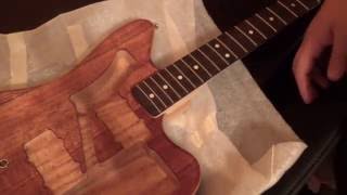 Warmoth Partscaster Build Part 4 Fitting The Neck Pocket [upl. by Eiramrebma115]