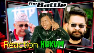 Hukum Reaction Video  Balen VS KP  ComedyTvNepal [upl. by Viscardi]