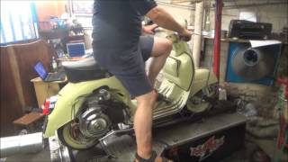 Vespa Malossi 210 Sport 2016  3675 bhp [upl. by Breeze]