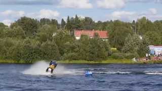 Watercross snowmobile accidents 2014 [upl. by Gorlin634]