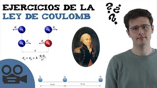 Ejercicios de la ley de Coulomb [upl. by Anthe709]