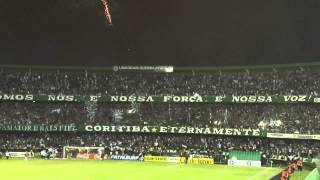 Coritiba  Festa da Torcida Coxa  ♫ Aquela caveirinha  TriCampeão 2012  Torcida Coxa [upl. by Dolorita]