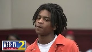 Man charged with murder smirks in court  WSBTV [upl. by Leval547]