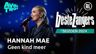 Hannah Mae  Geen kind meer  Beste Zangers 2024 [upl. by Irihs]