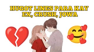 HUGOT LINES PARA KAY EX  CRUSH JOWA  FRIENDS LAPTRIP TO AT SAD [upl. by Monaco]