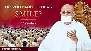 Do You Make Others Smile  Param Gurudev Shree Namramuni Maharaj Saheb  Paramdham  7 Oct 24 [upl. by Ainedrag]