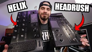 LINE 6 HELIX VS HEADRUSH PEDALBOARD WHICH SHOULD YOU BUY [upl. by Zeuqram]