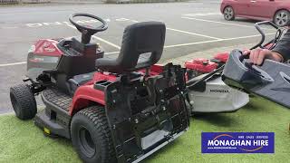 How to insert a mulch Plug into a Castelgarden Ride on Mower [upl. by Archambault]