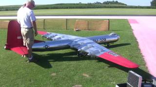 6 engines and HUGE 19 foot wing span scale B 36 flys at NAMFI 2010 SMMAC [upl. by Eluk]