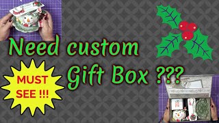 Tea Cup and tea custom gift box  Fulldetailed tutorial [upl. by Tserrof]