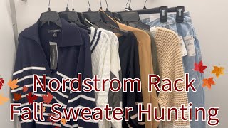 Fall Sweater Shopping at Nordstrom Rack [upl. by Ydda]