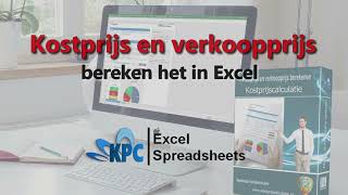 Kostprijs en verkoopprijs  bereken het in Excel ✅ [upl. by Eagle]