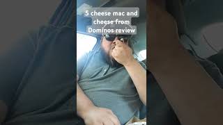 Dominos 5 cheese mac and cheese review [upl. by Nahtanoy]