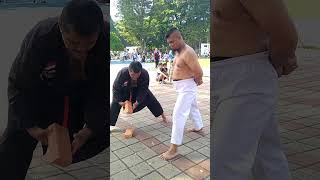 Gagal pecah karena ketutupan lemak nih viralvideo martialarts KATEDAPTI sports karate shorts [upl. by Animrac805]