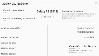 SAMSUNG GALAXY A8 SMA530F ACTUALIZACIÓN INTERNO SAMSUNG GALAXY A8 SMA530F INTERNAL UPDATE [upl. by Beitz]