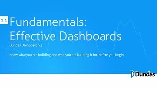 101 Fundamentals  Creating Effective Dashboards [upl. by Irihs]