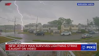 Person struck by lightning near NJ middle school officials [upl. by Nordgren229]