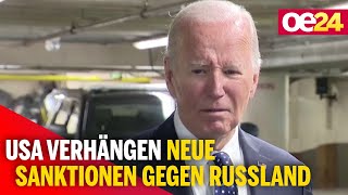 USA verhängen neue Sanktionen gegen Russland [upl. by Sunda]