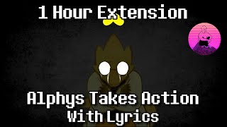 Alphys Takes Action With Lyrics One Hour  Undertale [upl. by Zaria]