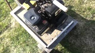 old 5hp Briggs and stratton engine and generator [upl. by Henricks]