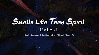 Smells Like Teen Spirit  Malia J Lyrics From Black Widow [upl. by Onivag]