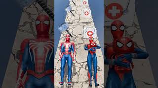 GTA V Red Spiderman Saves His Family From Epic Dangers Funny Challenge gta [upl. by Sila61]